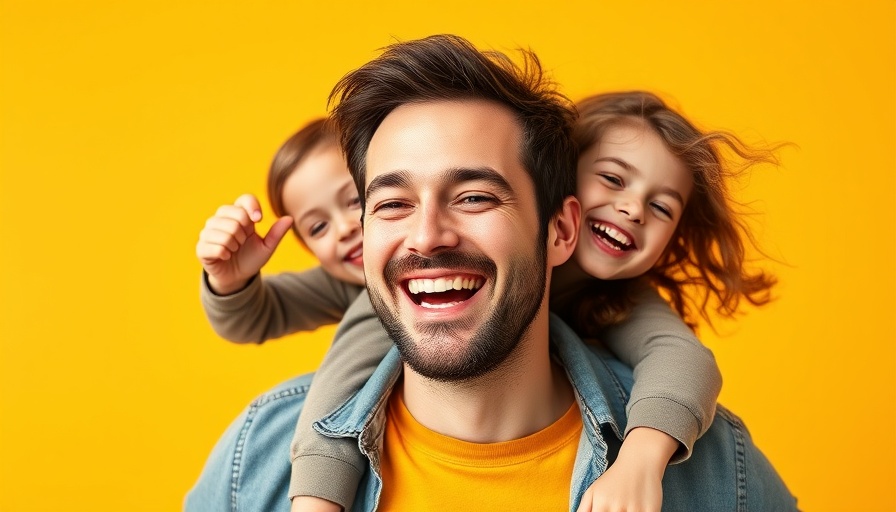Smiling father and daughter enjoying a playful moment, Parenting Journey Anne Peretz.