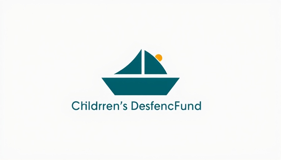Children's Defense Fund logo with boat and sun design
