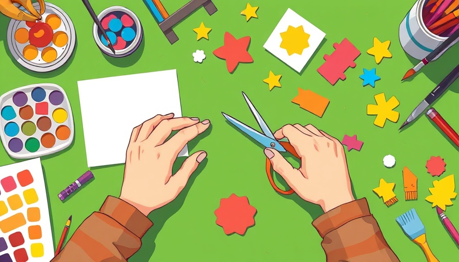 Creative hands crafting art to overcome loneliness through creativity.