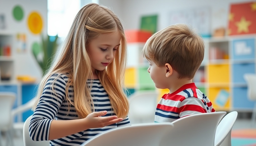 Mindfulness practice for kids in a bright room.