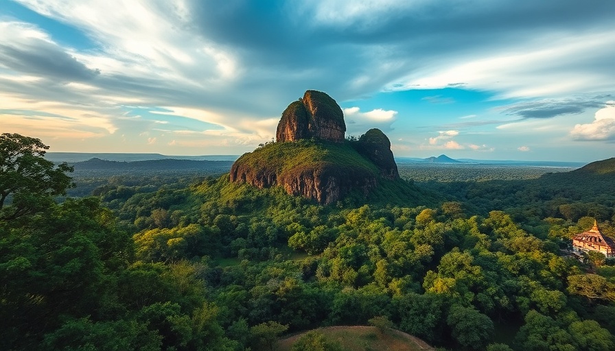 FAM trip to Sunny Sand and Sun Sri Lanka showcasing Sigiriya Rock Fortress.