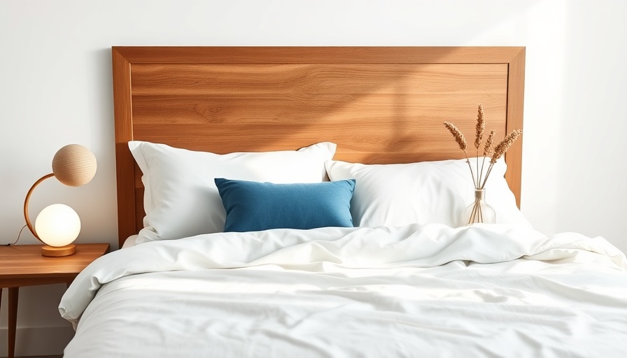 Tidy bedroom highlighting minimalist design to declutter this weekend.