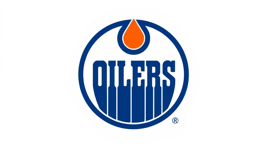 Edmonton Oilers logo for 2025 playoff spot announcement, vibrant sports design.
