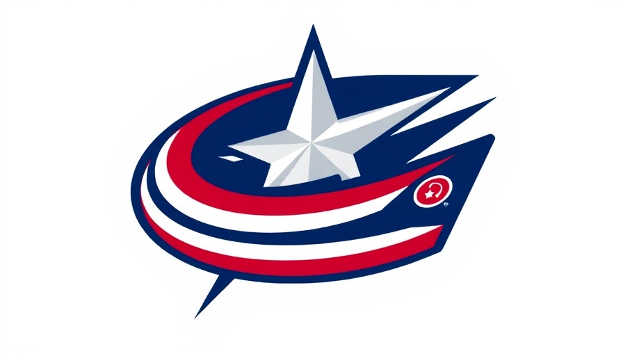 Columbus Blue Jackets logo with dynamic star design