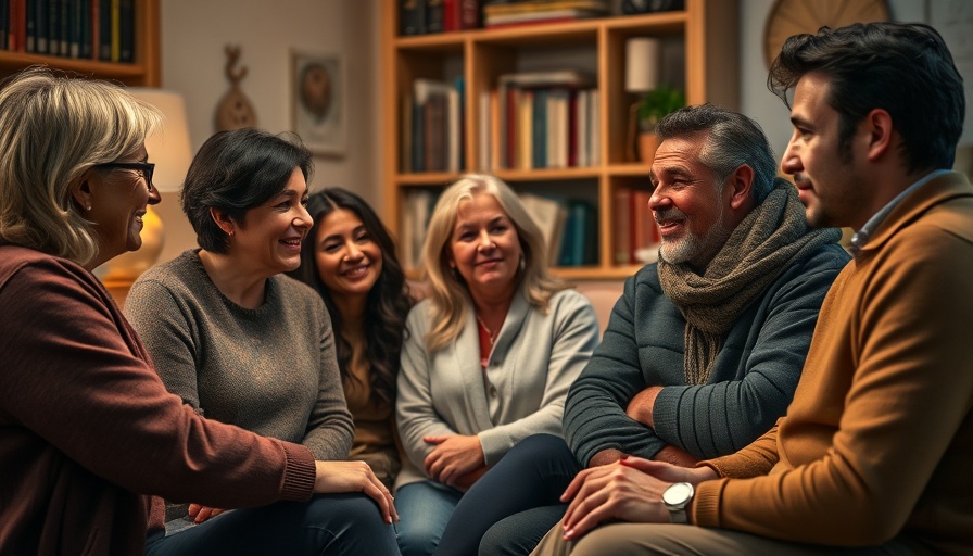 Group planning an intervention in a cozy setting.