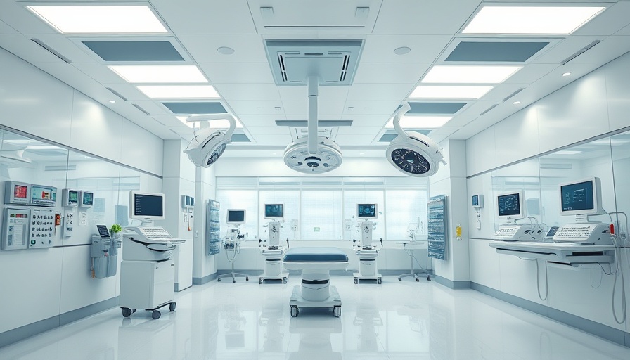 Modern hospital room with advanced equipment for medical tourism