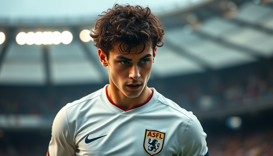 Soccer player focused on game action, representing Canada.