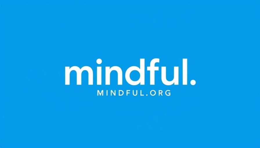 Mindful logo on blue background for Mindfulness Contest Terms.