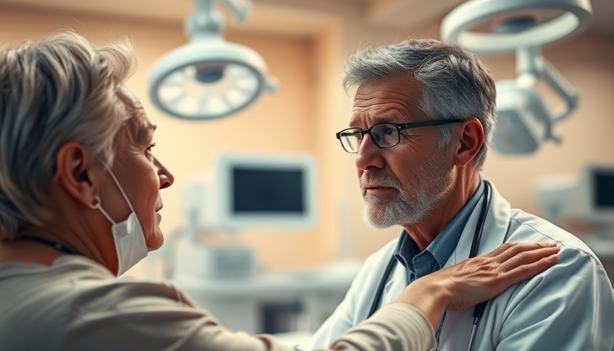 Medical professional detecting hidden injuries after a car accident.