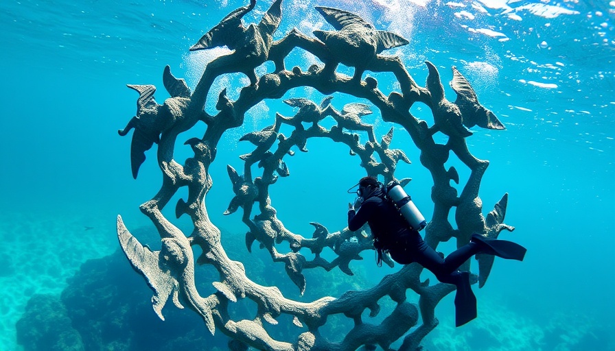 Grenada tourism boom showcased by underwater sculpture.
