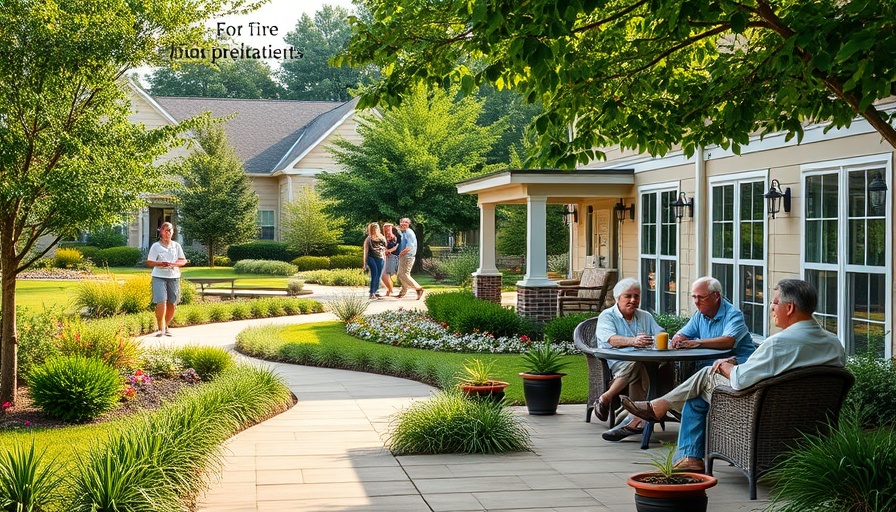 Choose the Right Senior Living Center with lush gardens and friendly community.