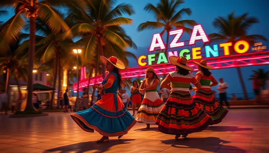 Colorful Mazatlán travel experiences with energetic traditional dancers.