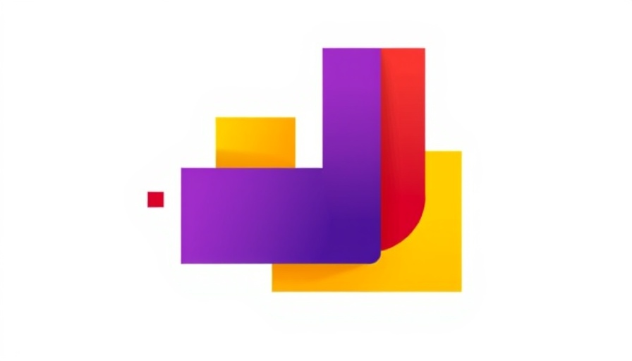 Colorful geometric logo representing public education as a good