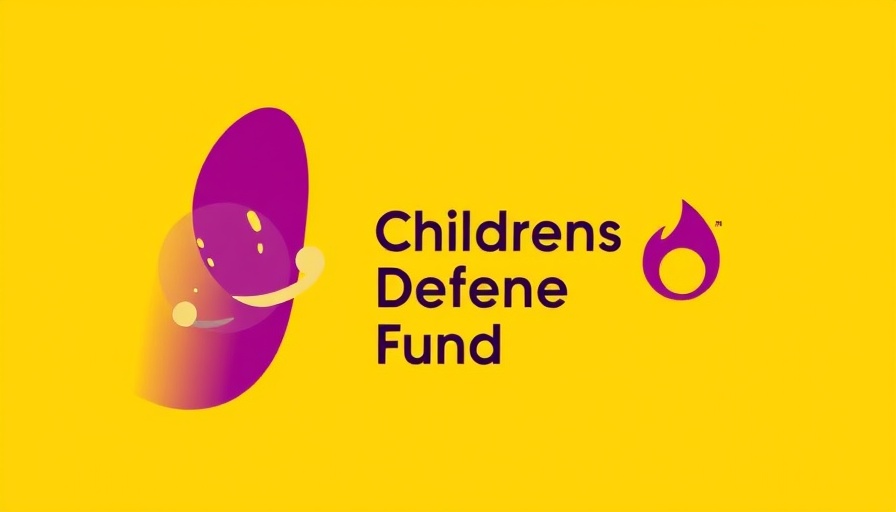 Children's Defense Fund logo with abstract design.