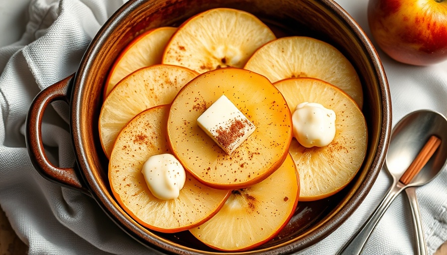 Delicious apple slices ready for baking in fall, perfect for apple recipes.