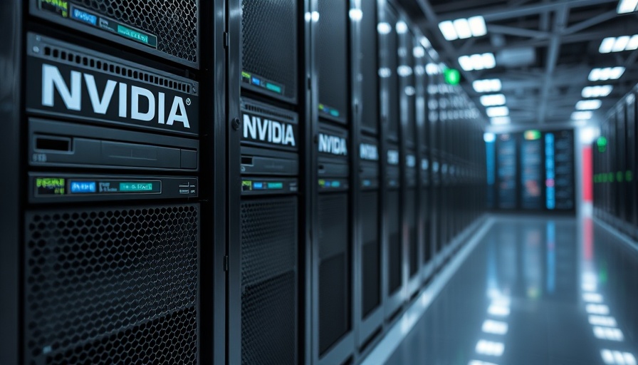 NVIDIA server racks in a modern data center highlighting AI financing deals.