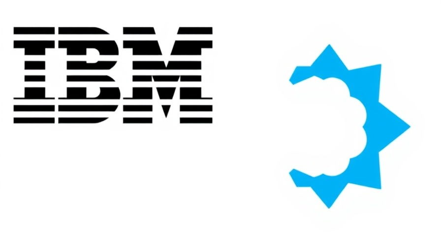 IBM and Anthropic logos in a minimalist style on white background.
