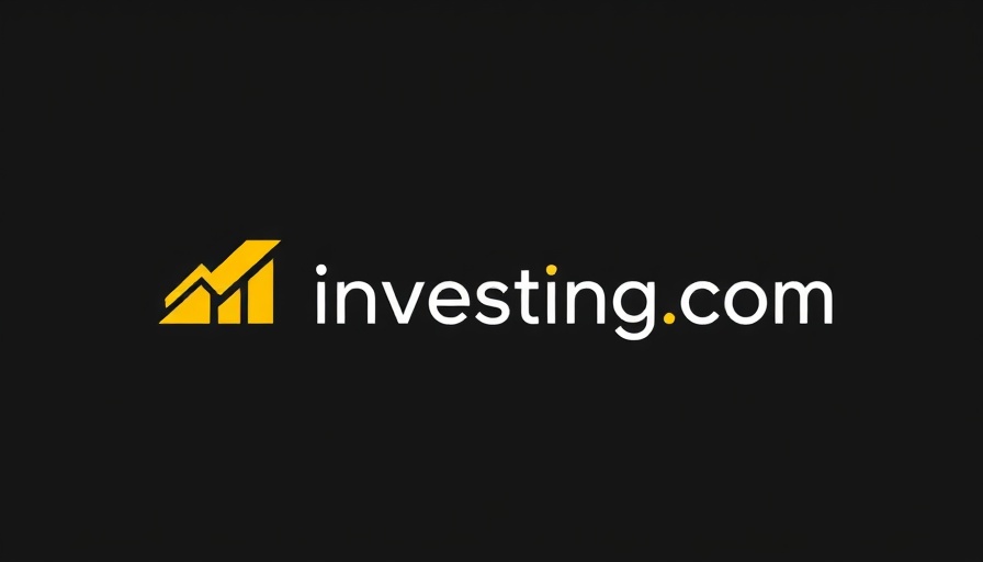 Financial logo with 'Investing.com' and angular growth line.