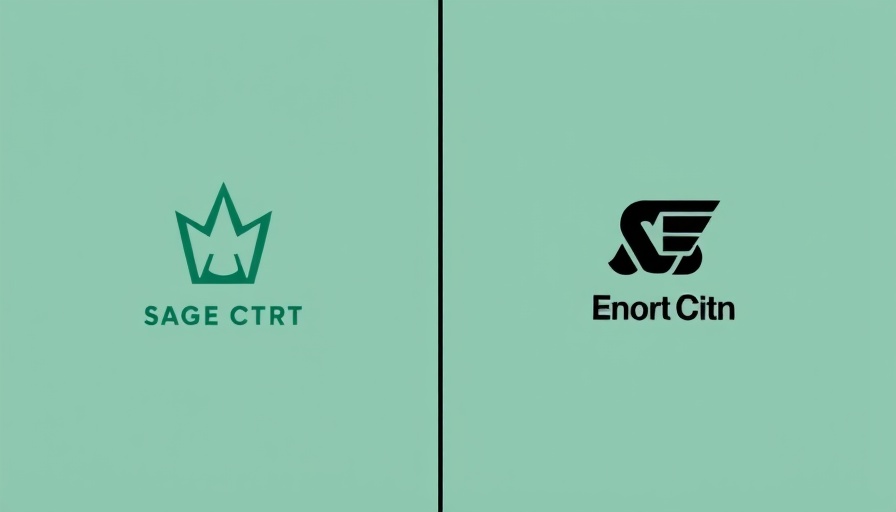 Sora 2 vs Grok logo comparison on split green-black background