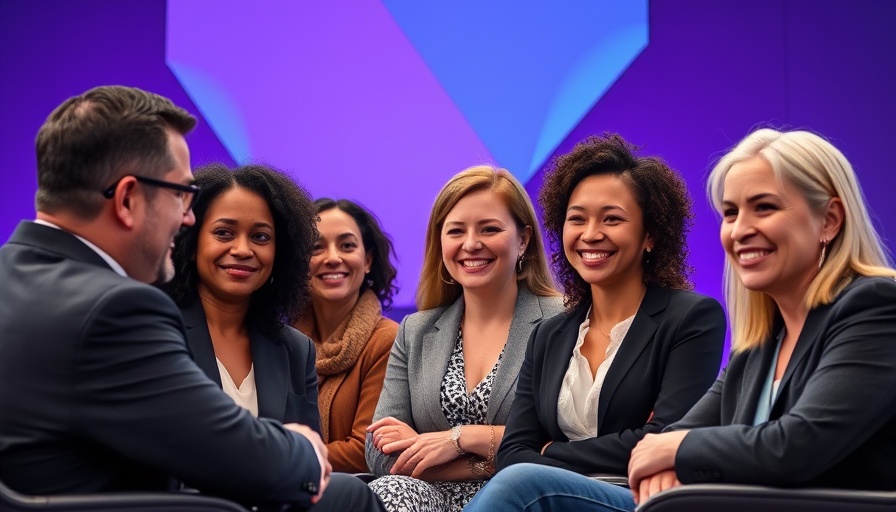 Panel discussion at Perplexity AI event with five smiling participants.