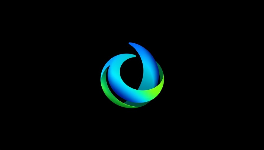 Modern abstract logo symbolizing Microsoft AI innovation
