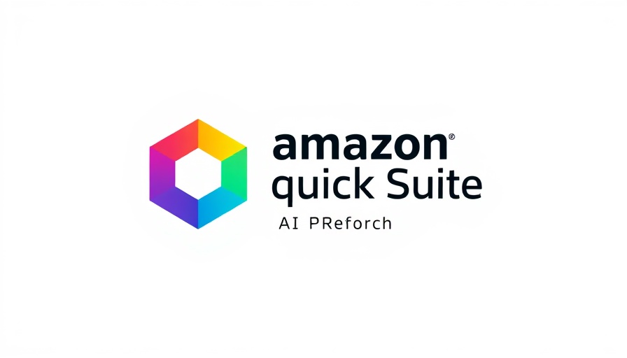 Amazon Quick Suite AI platform logo with gradient design.