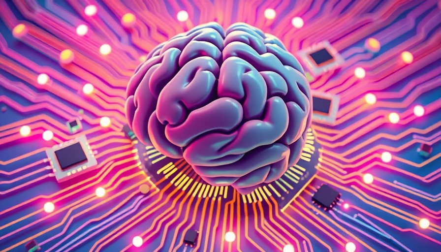 AI brain with microchips, digital illustration, AI news