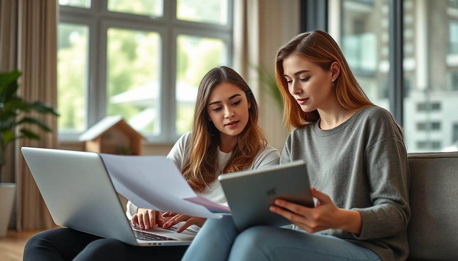 Women discussing unrealistic pricing in real estate indoors.