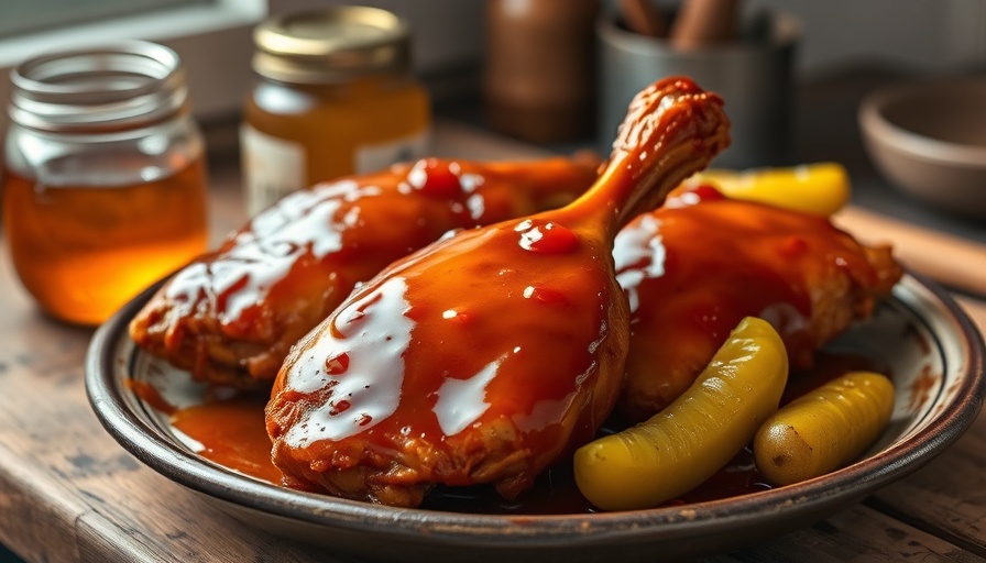 Savory hot honey chicken recipe with glaze