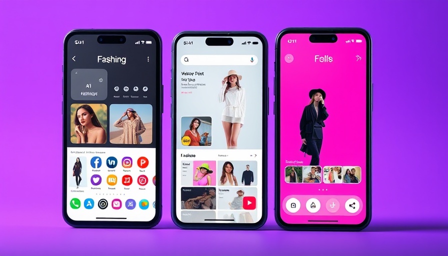 AI-driven fashion apps on modern smartphones