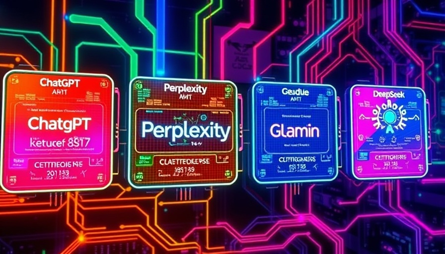 Futuristic displays of AI engines illustrating data generation, explaining how different AI engines generate and cite answers with vivid colors and digital aesthetics.