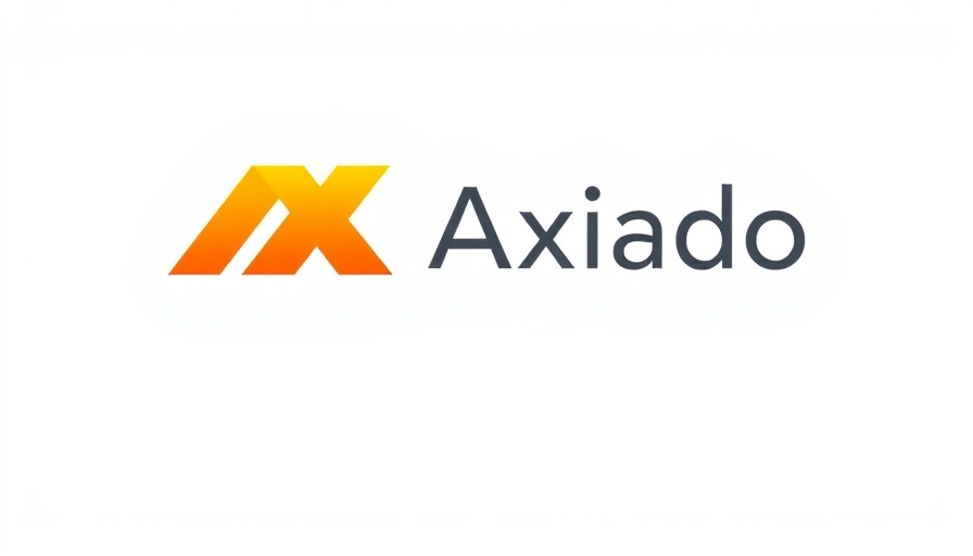 Axiado logo with gradient colors, representing autonomous AI agents branding.