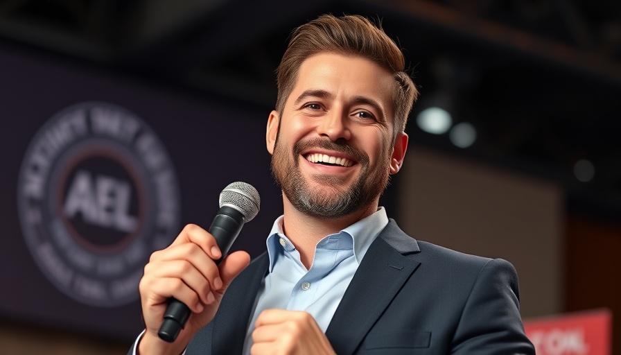 Confident man discussing Dead Internet Theory AI impact