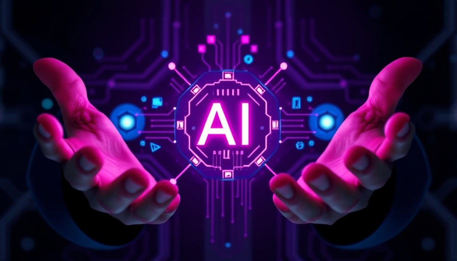 Futuristic technology interface showcasing AI concept, related to AI data poisoning.