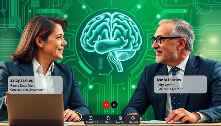 Agentic AI discussion on B2B payments with two professionals in a video call.