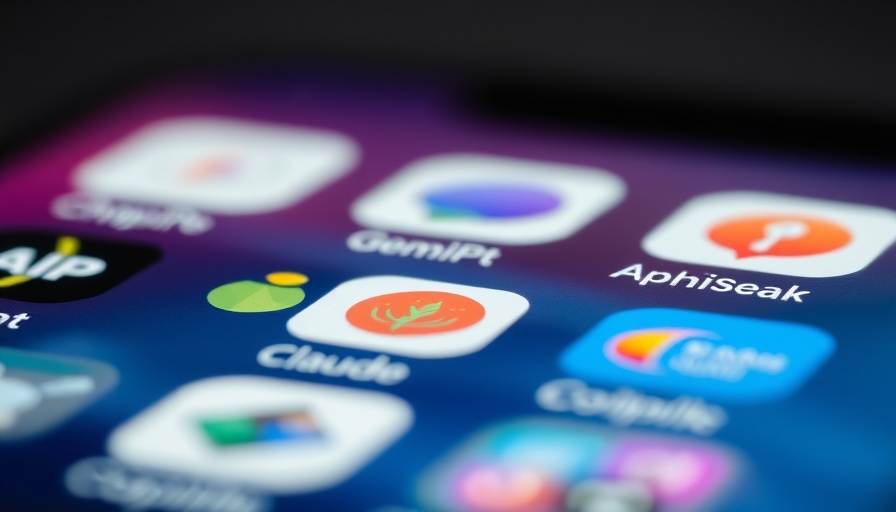 Anthropic AI app icons on smartphone screen.
