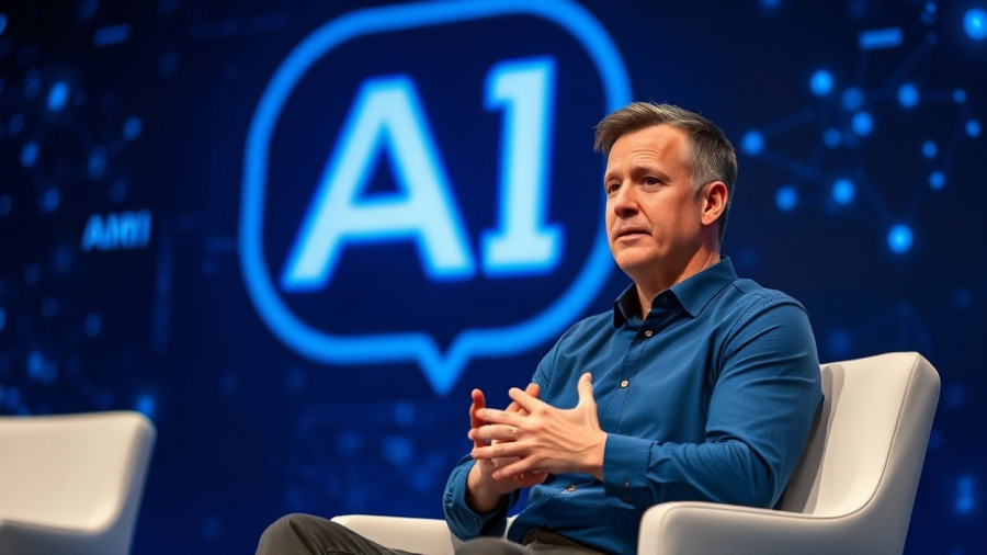 Tech conference speaker discusses AI bubble at event.