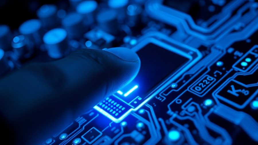 Human finger interacts with glowing circuit board, symbolizing Reflection AI funding.