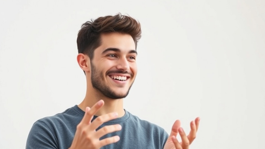 Young man engaged in presentation on AI agents timeline