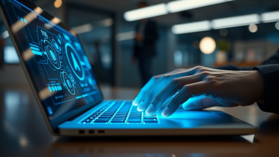 Concept of AI education impact on employment with futuristic digital interface.