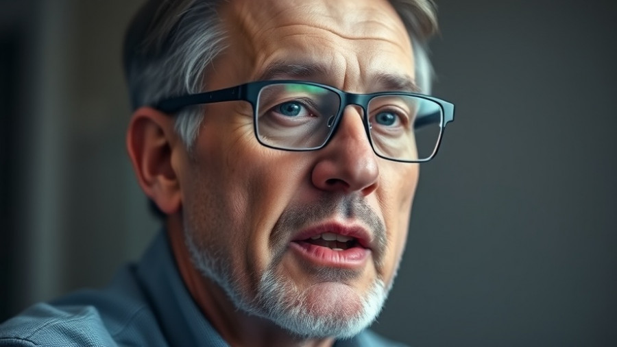 Middle-aged man speaking, related to British Columbia AI power bidding.