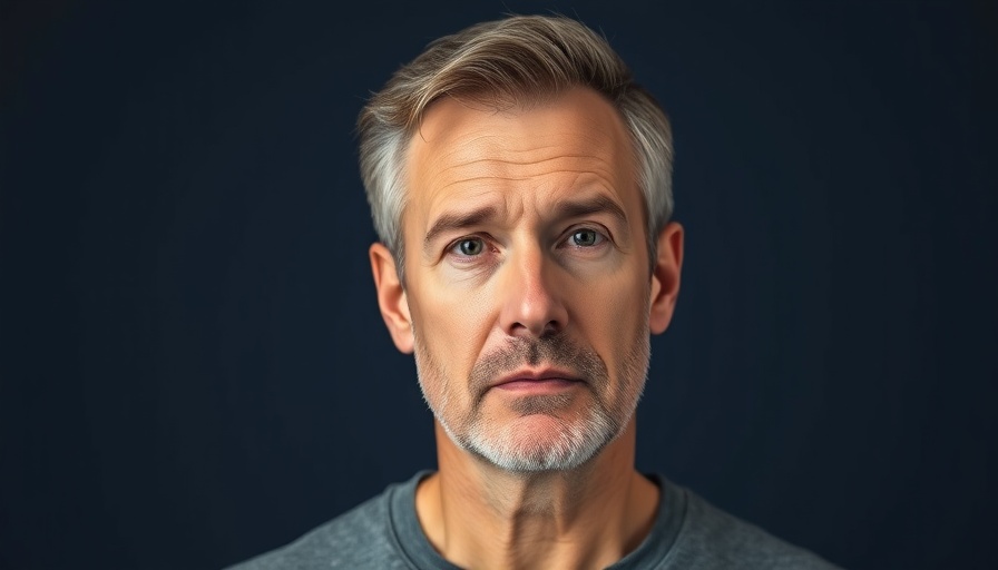 Middle-aged man in thoughtful pose, AI and Start-Ups in Silicon Valley.