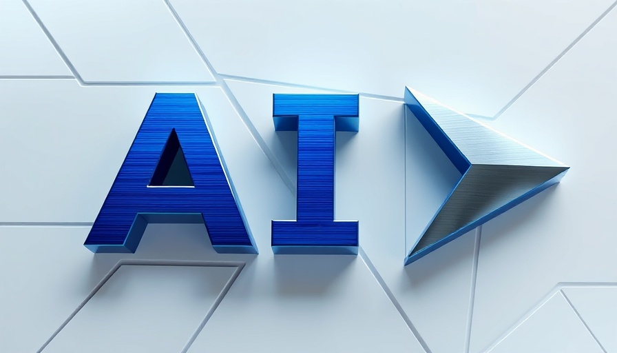 AI stocks concept with modern arrow and AI text.