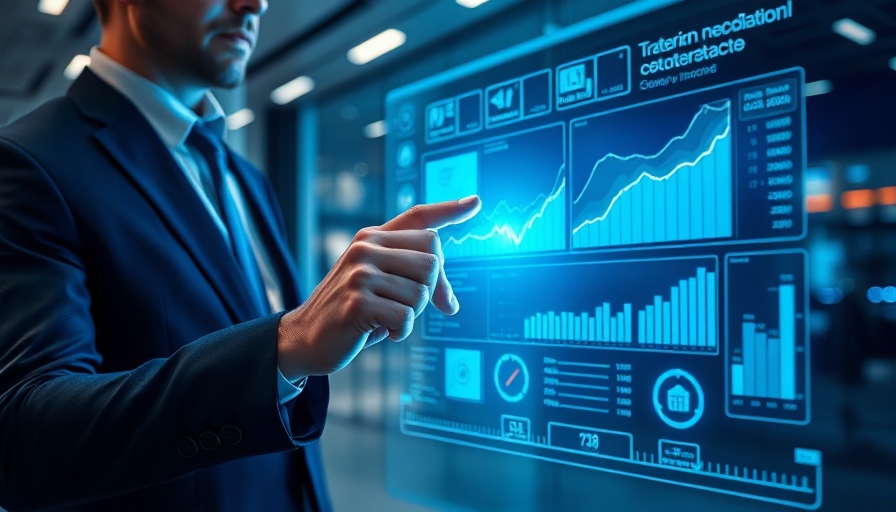 Agentic AI concept showcasing financial analysis in a corporate setting.