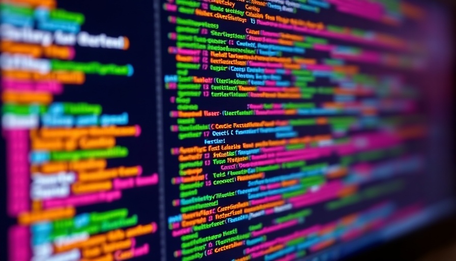 DeepSeek code highlighted on a computer screen.