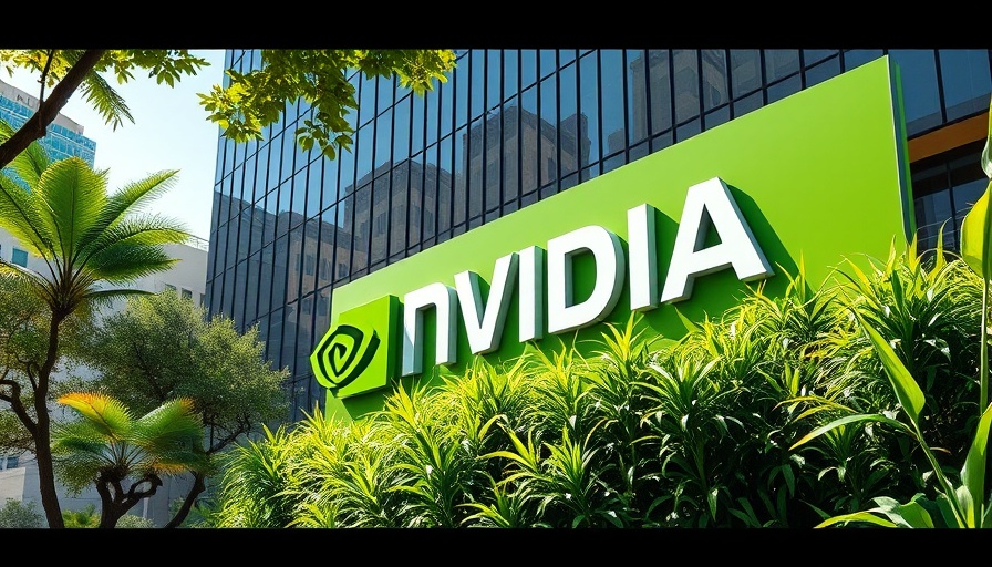 NVIDIA sign at headquarters reflecting AI in the news impact.