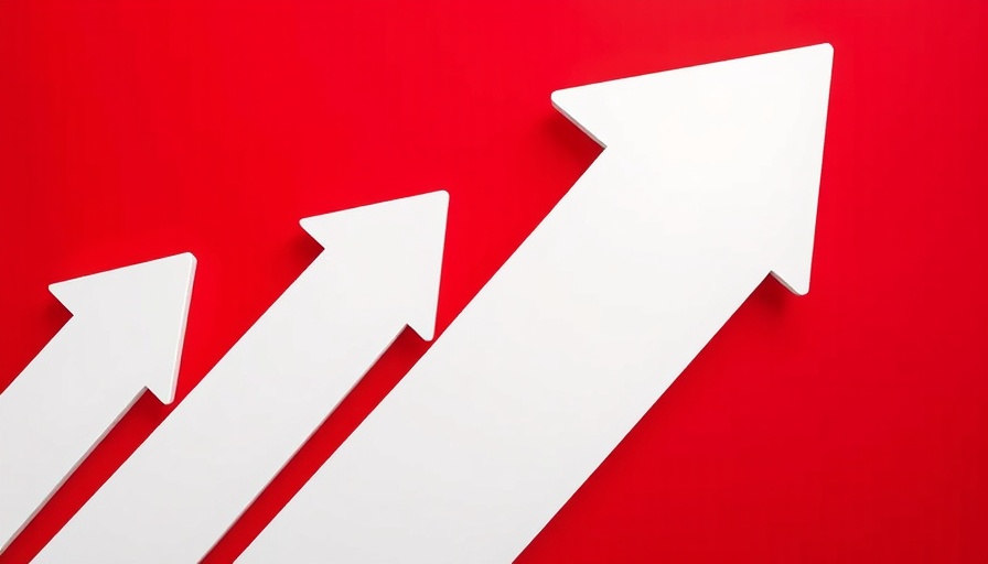AI stocks to sell symbolized by downward arrows on red.