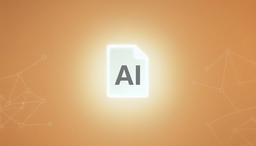 AI document icon with digital network, representing deep reasoning AI.