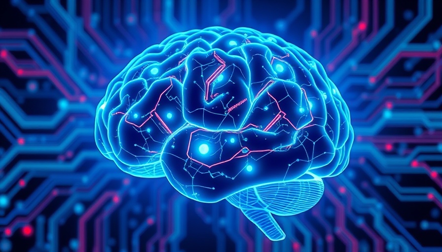 Futuristic digital brain with teal circuitry, representing Claude AI.