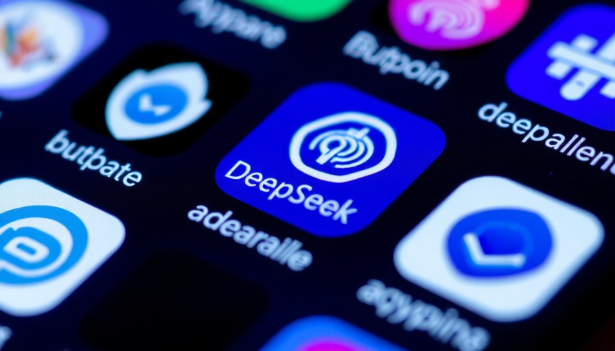 AI Startups Outpaced by DeepSeek app on smartphone screen.